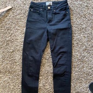 Acne Studios Black High Rise Skinny Jeans Size 25